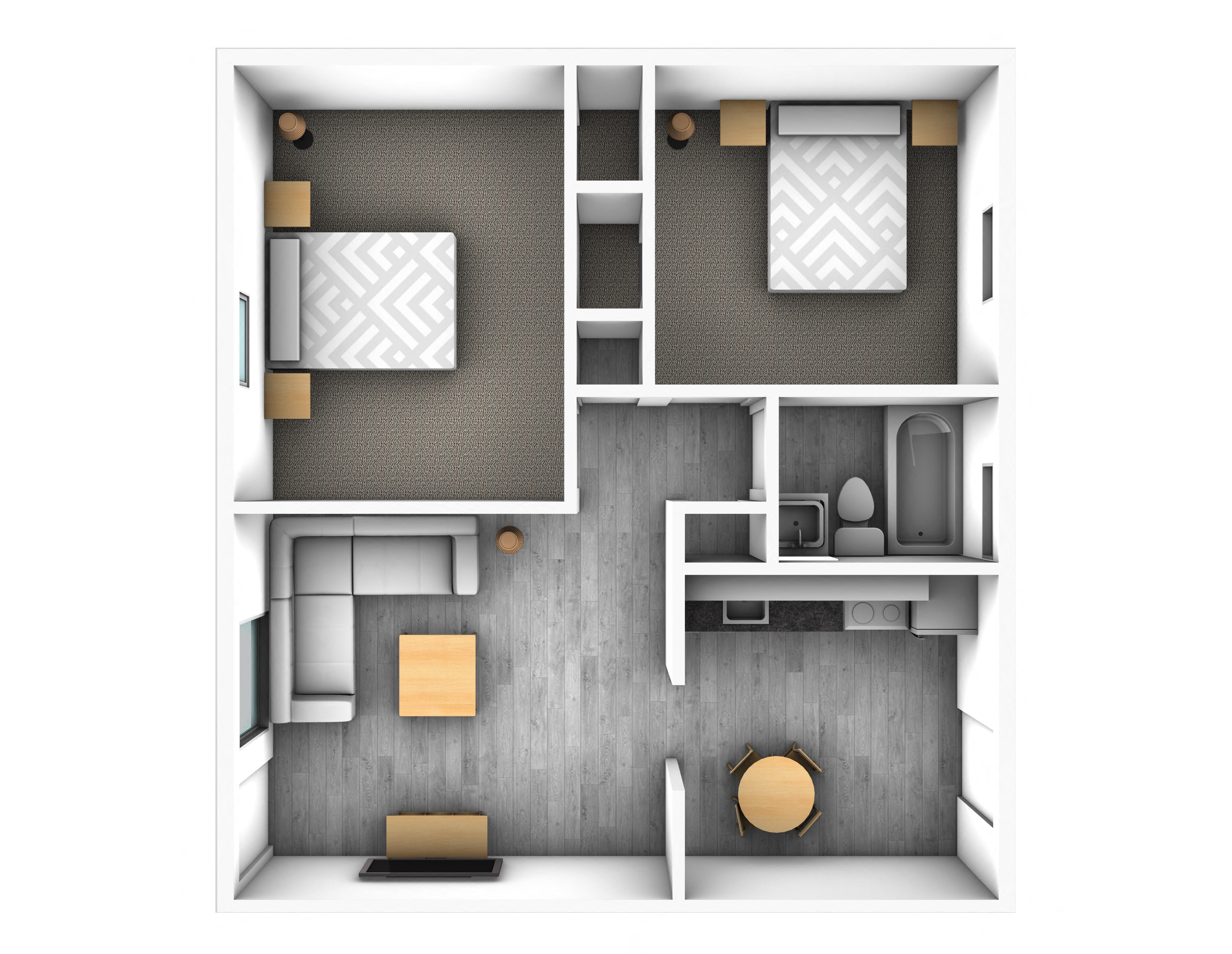 Floor plan layout diagram for The Conductor